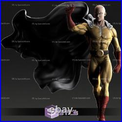 One Punch Man Saitama Sculpture, Statue, Model Kit Unpainted/Unassembled