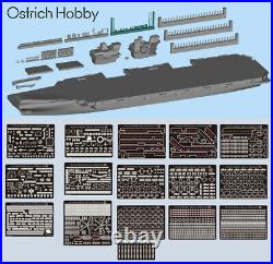Ostrich Hobby 1/700 HMS Queen Elizabeth aircraft carrier waterline resin kit