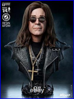 Ozzy Osbourne Portrait Bust Statue Model Kit Unpainted/Unassembled