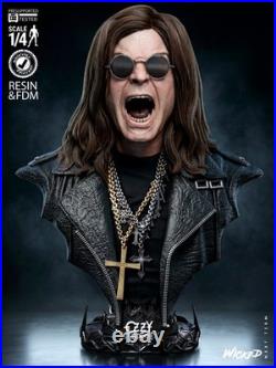 Ozzy Osbourne Portrait Bust Statue Model Kit Unpainted/Unassembled