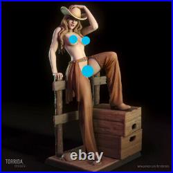 Pam Cowgirl Sexy Resin 3D Printed Model Kit Unpainted Unassembled GK 2 Versions