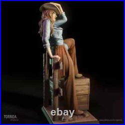 Pam Cowgirl Sexy Resin 3D Printed Model Kit Unpainted Unassembled GK 2 Versions