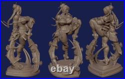 PearForceOne SFW Figure Lulu Fan Art 3D Resin Print Multi Scale PearForceOne SFW Figure Lulu Fan Art 3D Resin Print Multi Scale