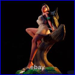 Pocahontas +NSFW 1/4 3D Printed 12K Figure Statue Resin Model Kit Unassembled