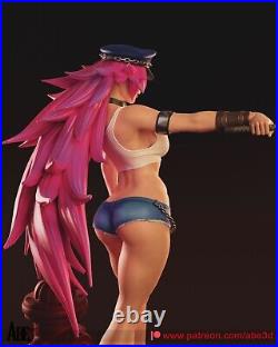 Poison Street Fighter resin scale model kit unpainted 3d print