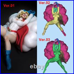 Power Girl 3D Print Garage Kit Figure Model Kit Unpainted Unassemble GK 3Version
