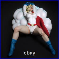 Power Girl 3D Print Garage Kit Figure Model Kit Unpainted Unassemble GK 3Version