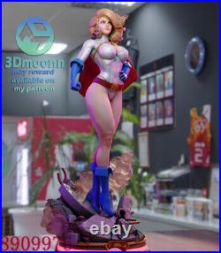 Power Girl 3D Printing Figure Unpainted Model Sculpture GK Blank Kit New Stock