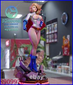 Power Girl 3D Printing Figure Unpainted Model Sculpture GK Blank Kit New Stock