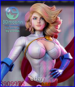 Power Girl 3D Printing Figure Unpainted Model Sculpture GK Blank Kit New Stock