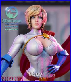 Power Girl 3D Printing Figure Unpainted Model Sculpture GK Blank Kit New Stock
