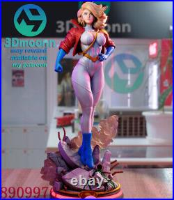 Power Girl 3D Printing Figure Unpainted Model Sculpture GK Blank Kit New Stock