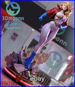 Power Girl 3D Printing Figure Unpainted Model Sculpture GK Blank Kit New Stock