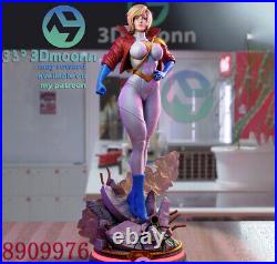 Power Girl 3D Printing Figure Unpainted Model Sculpture GK Blank Kit New Stock