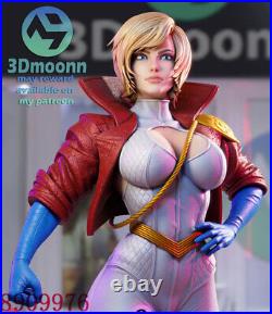Power Girl 3D Printing Figure Unpainted Model Sculpture GK Blank Kit New Stock
