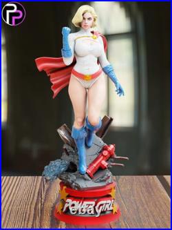 Power Girl DC 3D Print Figure Model Kit Unpainted Unassembled GK Statue