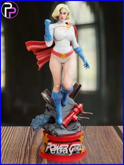 Power Girl DC 3D Print Figure Model Kit Unpainted Unassembled GK Statue