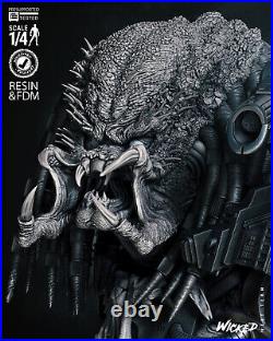 Predator Resin Sculpture Bust Statue Model Kit size choice! Unpainted/Unassemble