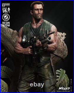 Predator vs Dutch Jungle Standoff 1/6 Resin Diorama Kit Movie Display Model