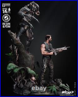 Predator vs Dutch Jungle Standoff 1/6 Resin Diorama Kit Movie Display Model