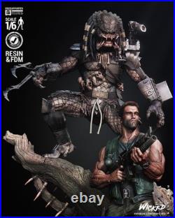 Predator vs Dutch Jungle Standoff 1/6 Resin Diorama Kit Movie Display Model