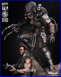 Predator vs Dutch Jungle Standoff 1/6 Resin Diorama Kit Movie Display Model