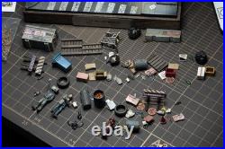 Presay 1/64 Back Alley Scene Model Miniature LED Lighting Scene Accessory Set