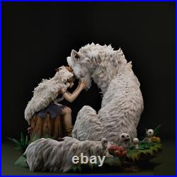 Princess Mononoke 1/4 3D Printed 12K Figure Statue Resin Model Kit Unassembled