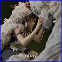 Princess Mononoke 1/4 3D Printed 12K Figure Statue Resin Model Kit Unassembled