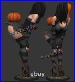 Pumpkin Girl 3D Print Garage Kit Figure Model Kit Unassemble Unpainted GK