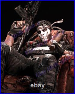 Punisher 1/4 3D Printing Model Kit Unpainted Unassembled 51cm GK 4 Heads
