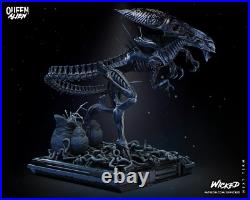 Queen Alien 1/4 Painted 3D Printed 12K Figure Statue Resin Model Kit Unassembled