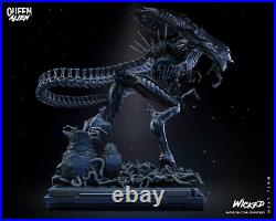 Queen Alien 1/4 Painted 3D Printed 12K Figure Statue Resin Model Kit Unassembled