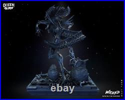 Queen Alien 1/4 Painted 3D Printed 12K Figure Statue Resin Model Kit Unassembled