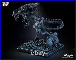 Queen Alien 1/4 Painted 3D Printed 12K Figure Statue Resin Model Kit Unassembled