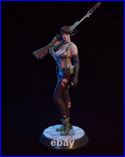 Quiet 1/4 Figure Unpainted GK Model 3D Printed Unassembled Blank Resin Kit 56cmH
