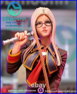 Quistis Final Fantasy Fan Art Kit 18 Scale (9 inch) 3Dmoonn