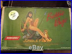 RARE Screamin' Bettie Page Jungle Fever Limited Edition Resin Model