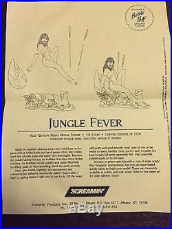 RARE Screamin' Bettie Page Jungle Fever Limited Edition Resin Model