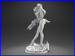 Rappi Victory Goddess Anime Unpainted Unassembled GK 3D printed Resin Model Kit