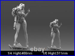 Rappi Victory Goddess Anime Unpainted Unassembled GK 3D printed Resin Model Kit