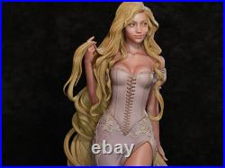 Rapunzel 3d Printed Model Unassembled Unpainted 1/8-1/4