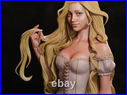 Rapunzel 3d Printed Model Unassembled Unpainted 1/8-1/4