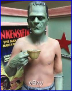 Rare Boris Karloff Frankenstein Makeup Call 1/6 Resin Amazing Pro Build Paint