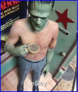 Rare Boris Karloff Frankenstein Makeup Call 1/6 Resin Amazing Pro Build Paint