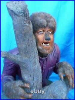 Rare Lon Chaney Wolfman resin bust mode kit famous Universal Monsters