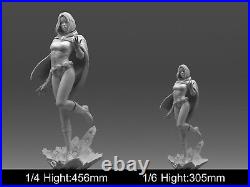 Raven Cope Girl Figure Resin Model 3D printing Unpainted Unassembled GK Kit