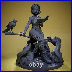 Raven Schoolgirl Resin 3D Printed Model Kit Unpainted Unassembled GK 2 Versions