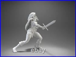 Red Sonja Fighter Figure Resin Model 3D printing Kit Unpainted Unassembled GK