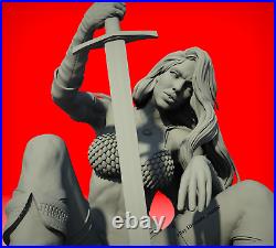 Red Sonja Statue Resin Model kit GK Collections 1/6 Fan ART